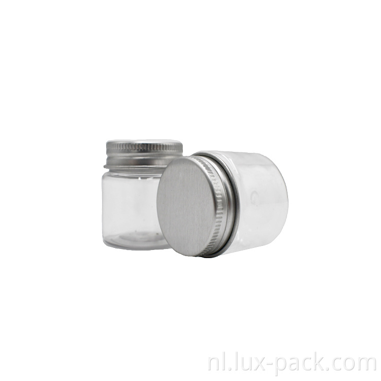 Groothandel Pet Plastic Cookie Jar Storage Bottle Pet Container voor voedsel